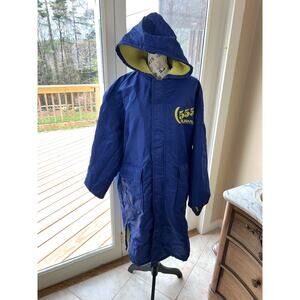 Vintage Blue Subaru World Rally Team 55 WRC STI Novelty Hoodie Jacket One Size